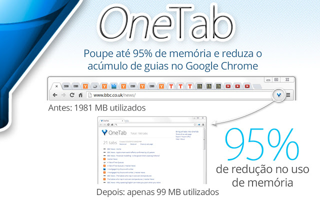 Aumentar sua produtividade com o OneTab